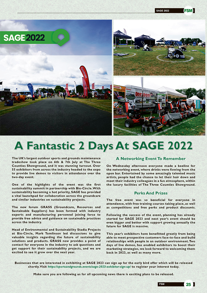 Fantastic 2 Days At SAGE 2022