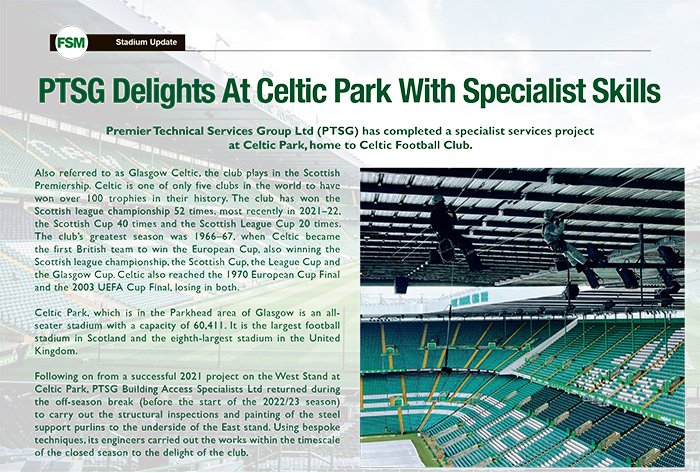 PTSG Delights At Celtic Park With Specialist Skills