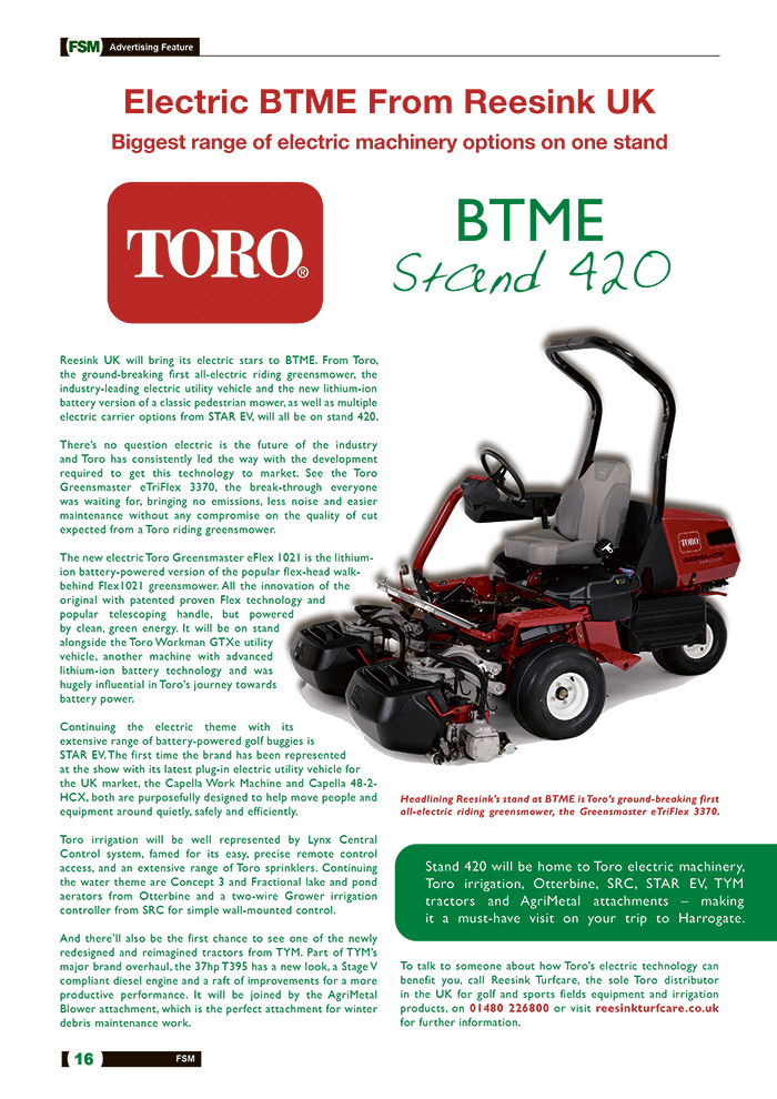 Electric BTME From Reesink UK