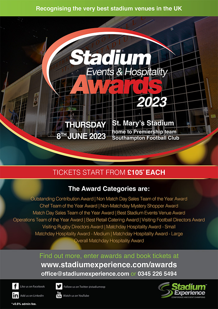 Stadium Events and Hospitality Awards 2023