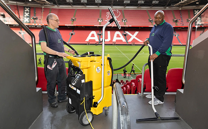 KaiVac NTC in use at the Johan Cruijff Arena.
