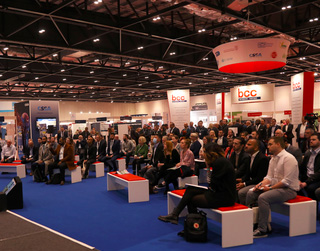 Attendees at The Cleaning Show listening to a seminar