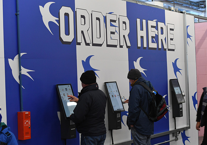 Cardiff City FC introduces self-ordering technology at its stadium