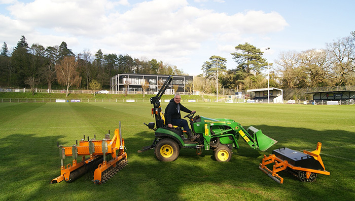 Two SISIS machines have led to impressive pitch improvements at Worcestershire FA’s headquarters at Claines Lane, Worcester.
