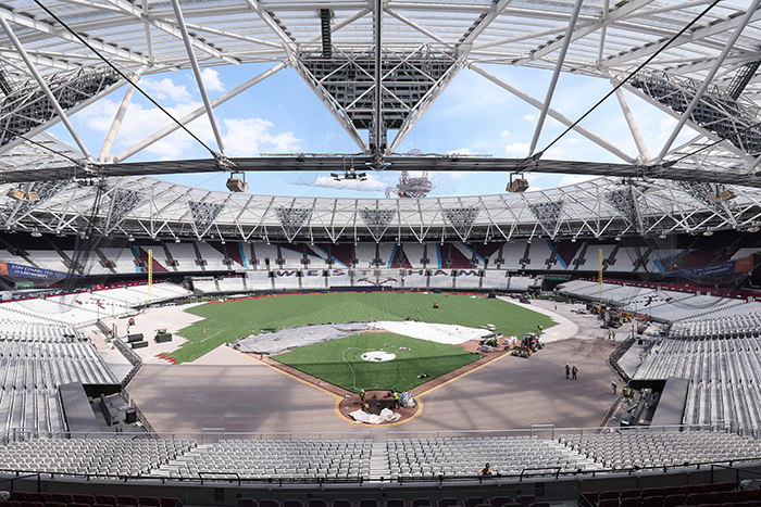 London Stadium Transforming into a major league baseball ballpark