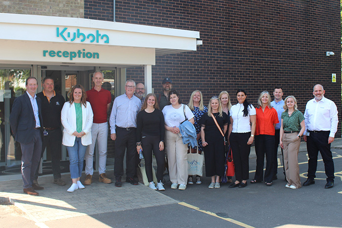 Members of the industry press joined Kubota at their UK headquarters in Thame