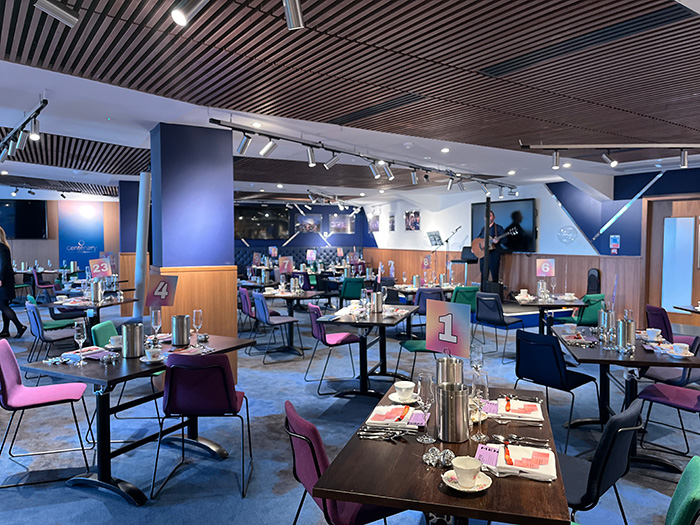 hospitality section at BT Murrayfield by Elior UK