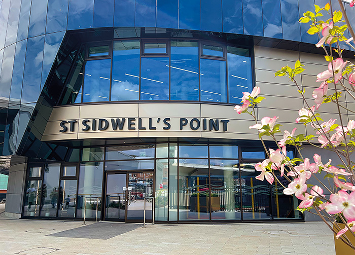 The energy efficient £44m St Sidwell’s Point in Exeter is the UK’s first Passivhaus leisure centre.