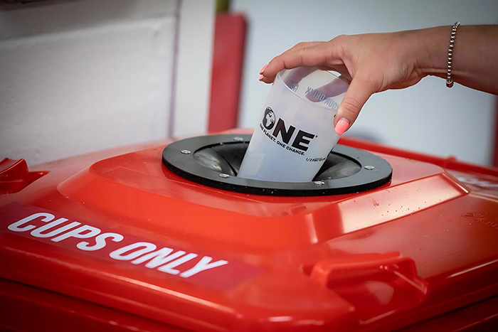 New recycling stations are being introduced at the venue ahead of Coventry City
