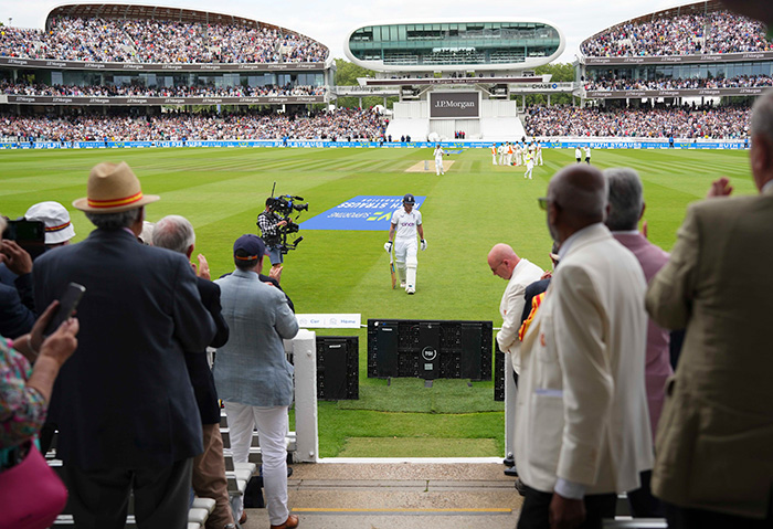 A cricket match at Lord's