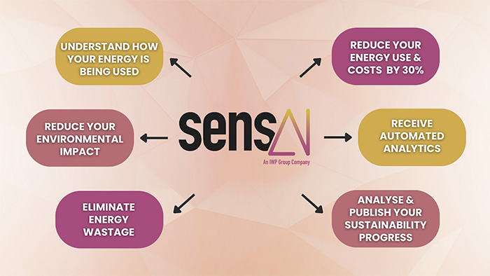 IWP's SensAI Infographic - understand how your energy is being used