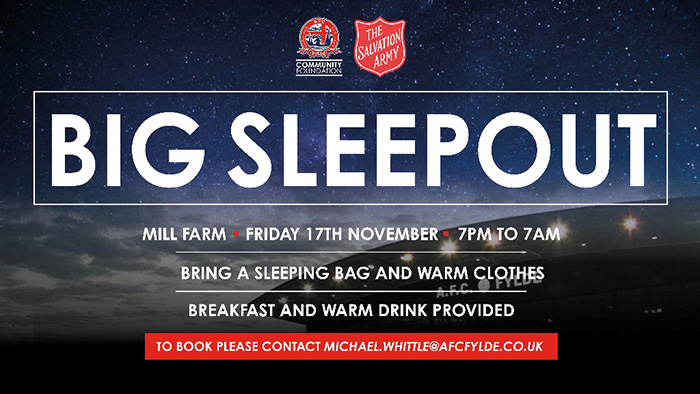 Big Sleep Out details and contact information