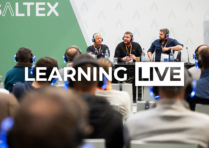 A presentation at SALTEX Learning LIVE event
