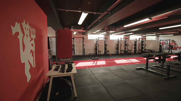 One of the new gymnasiums and training areas