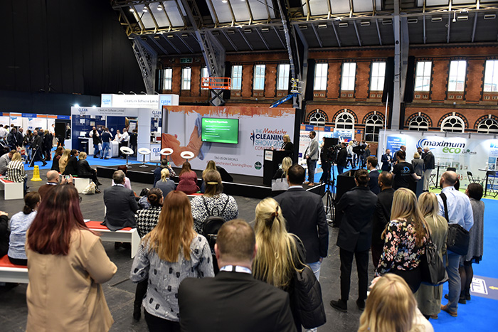 A presentation at the Manchester Cleaning Show 2022