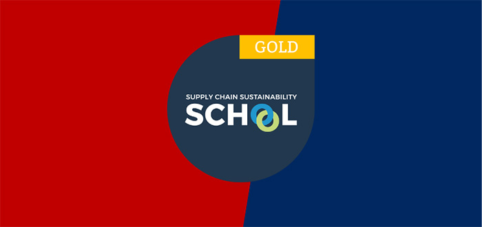 Supply chain sustainability school award for YorPower