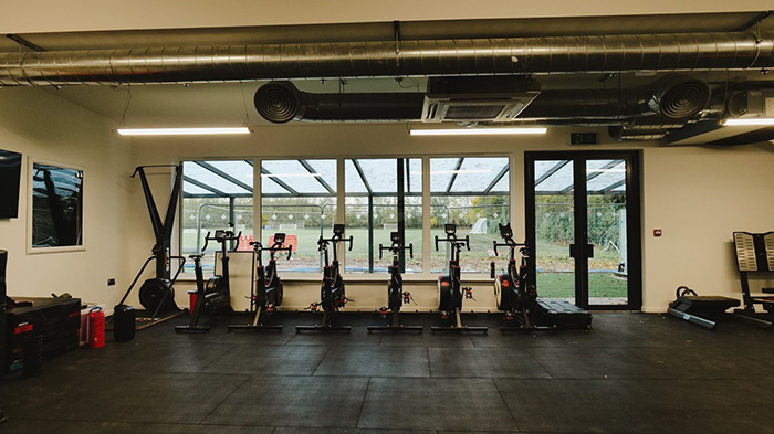 One of the new gym / exercise rooms
