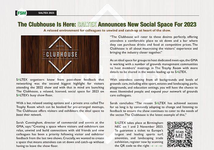 The Clubhouse Is Here: SALTEX Announces New Social Space For 2023