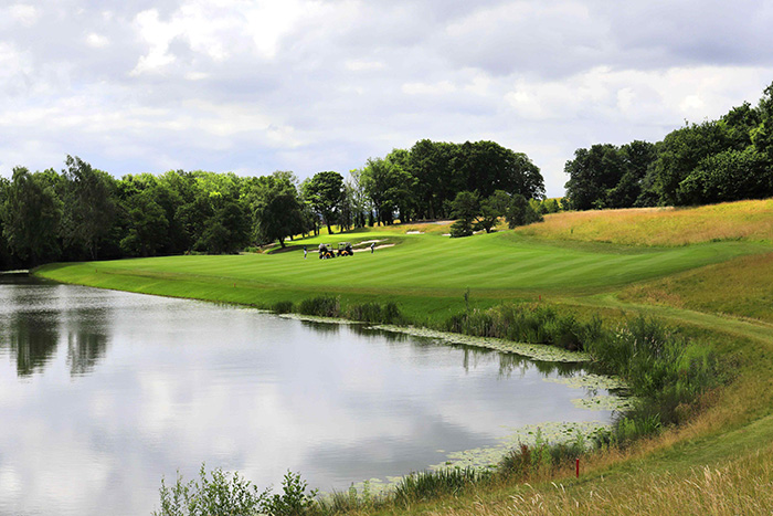 One of the many beautiful views at JCB Golf and Country Club in Rocester, Staffordshire