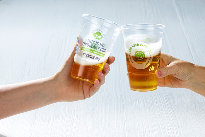 VeriGreen cups from eGreen - cheers!