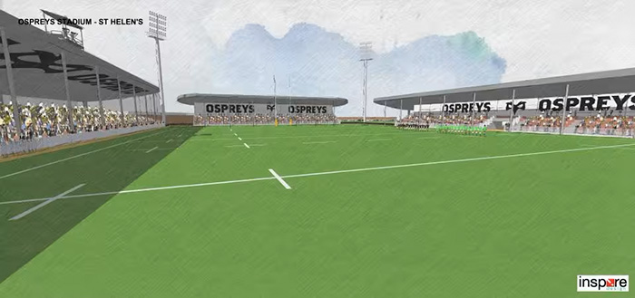 A view of the proposed new stadium