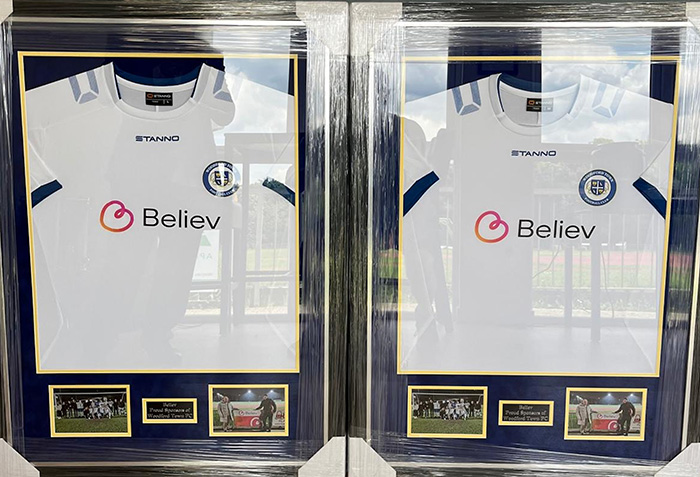 Believ becomes Woodford Town's home shirt sponsor