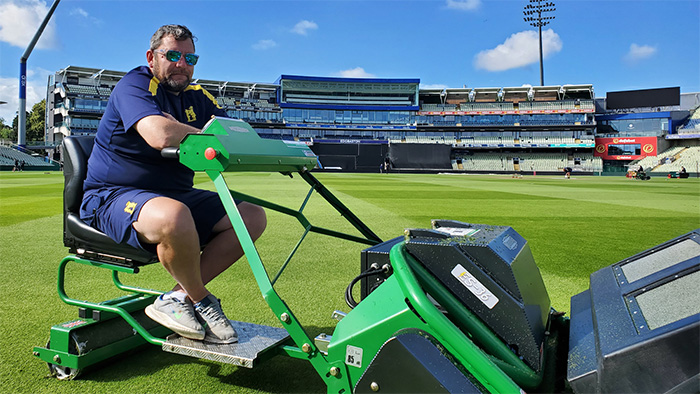 Edgbaston’s Head of Sports Turf, Gary Barwell