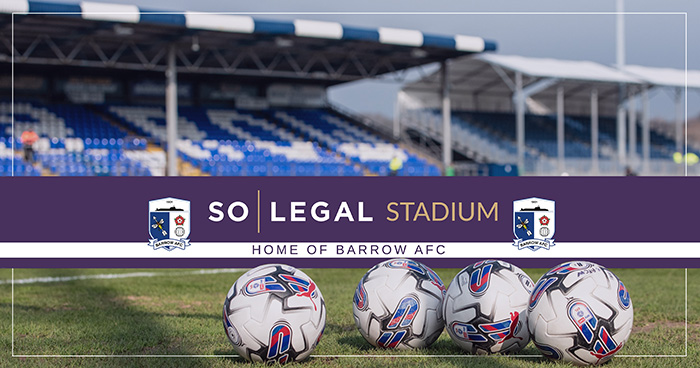 SO Legal Stadium, home of Barrow AFC