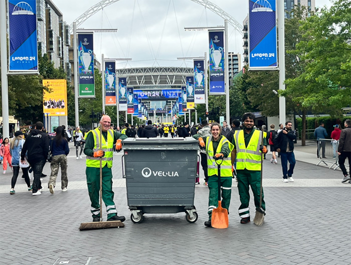 Veolia Supports Wembley Stadium