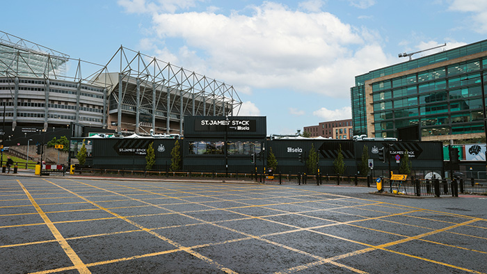 The St James Stack fanzone