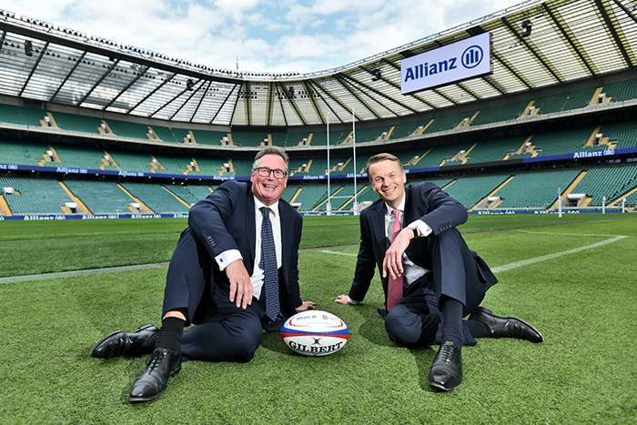 Left to right: Colm Holmes, CEO of Allianz UK, and Serge Raffard, MD of Allianz Personal.