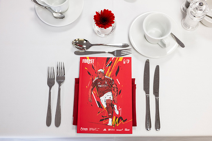 Sodexo's Nottingham Forest food and hospitality menu