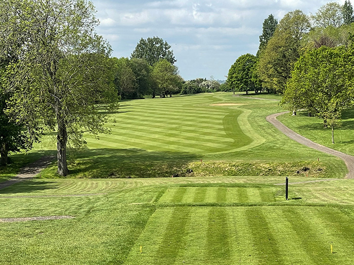 An amazing view of the course at Abridge Golf Club