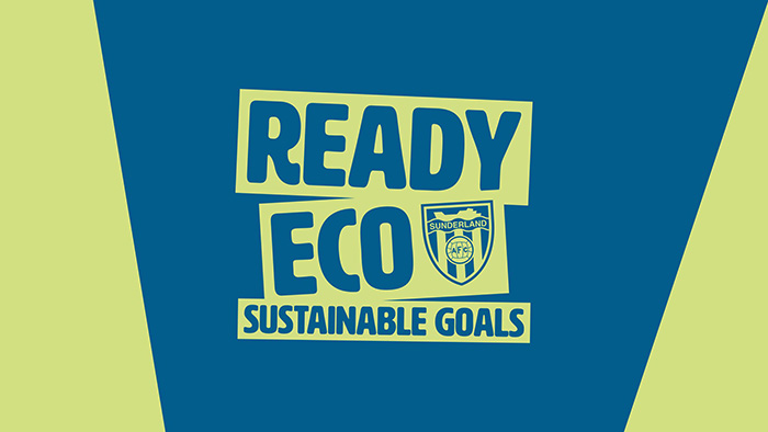 Sunderland AFC's Ready Eco Sustainable Goals graphic