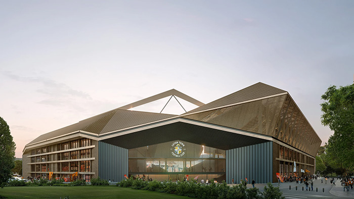 South East Corner view of Luton Town's proposed new stadium