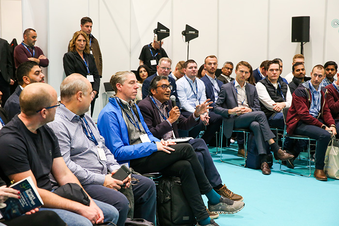 An enrapt audience at Smart Buildings Show