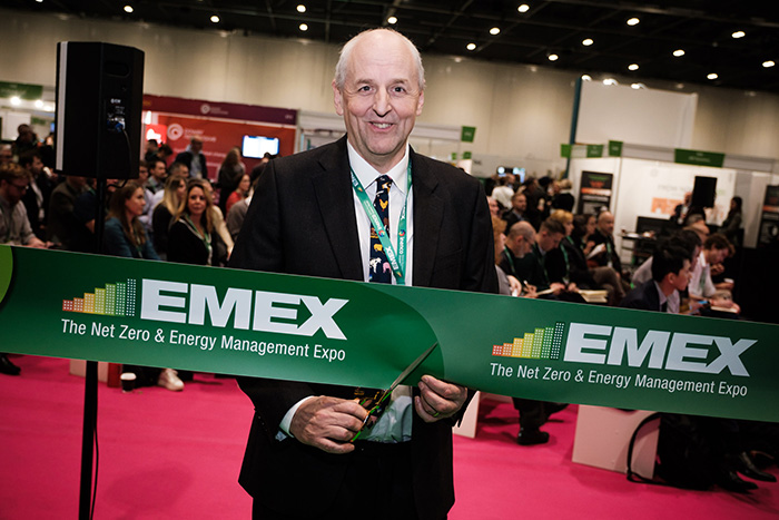 Cutting the ribbon to open the EMEX event!