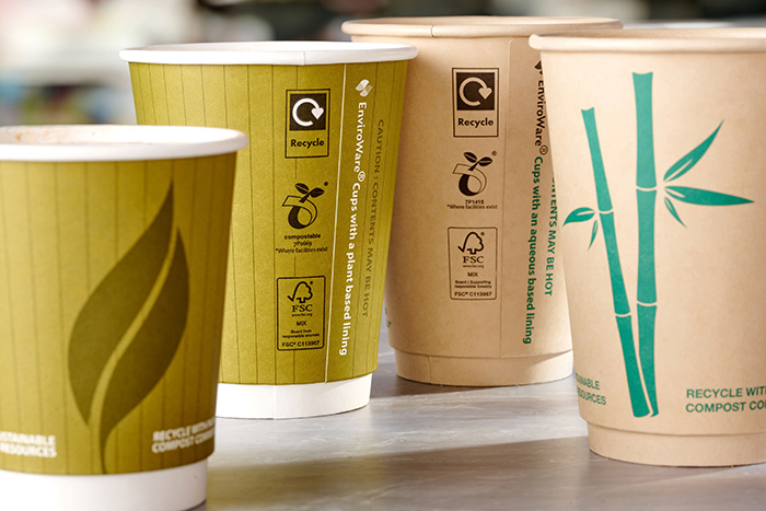 Celebration Packaging’s EnviroWare® hot drinks cups are now certified 100% recyclable.