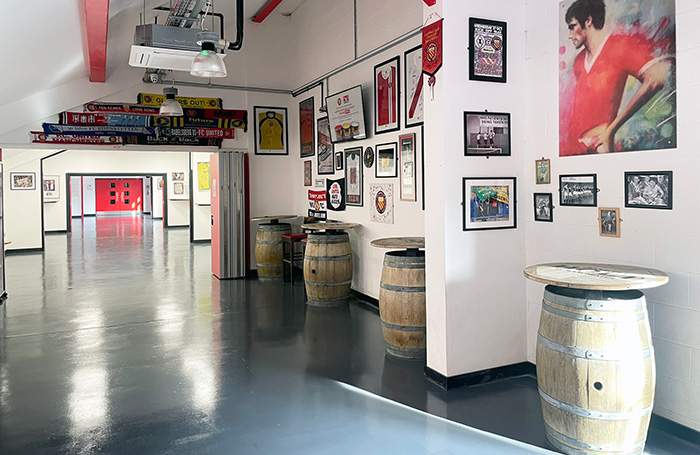 HMG Paint's floor paint at FC United