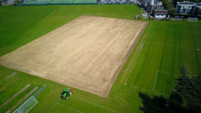 How the ground looked before.