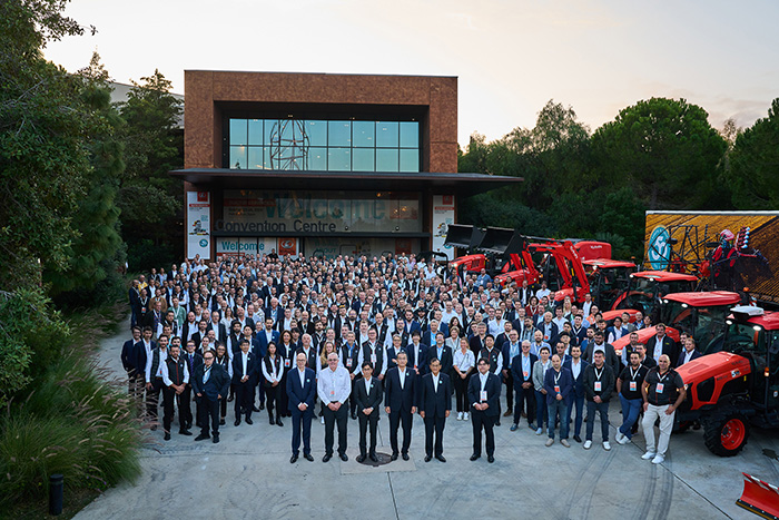 Kubota Attendees outside PortAventura convention centre