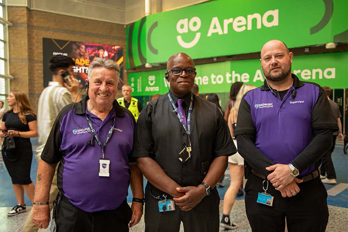 Showsec security at the AO Arena