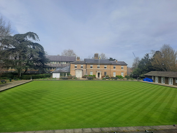 An excellent bowling green