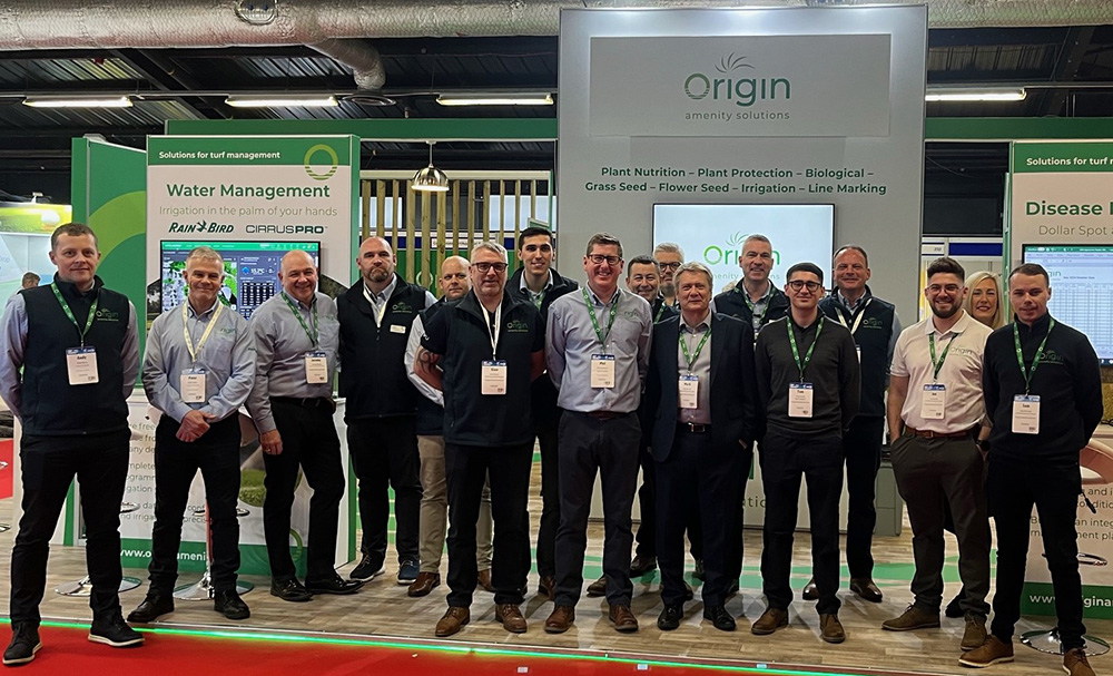 The Origin Amenity Solutions Team on their stand at BTME 2024