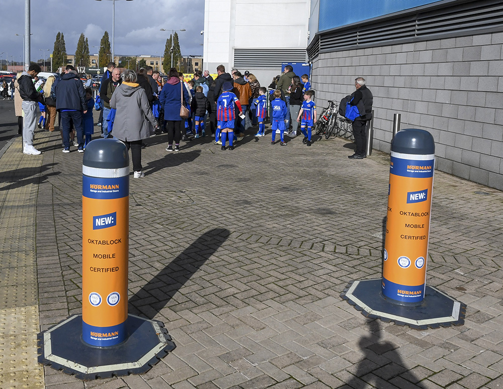 Hörmann's Oktablock at Cardiff City's final