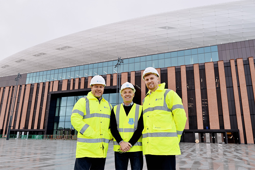 OCS outside Everton Football Club