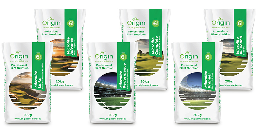 Origin Amenity Solutions' Microlite Performance Fertiliser Range