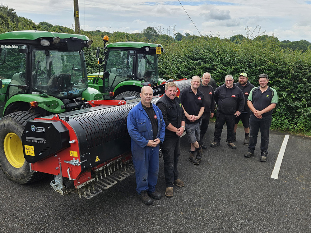 ALS Contracts have invested in three Redexim machines which are delivering newfound efficiency and user friendliness to the task of aeration and secondary drainage