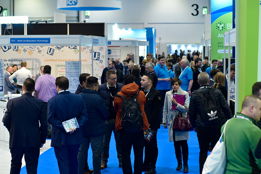 A crowd at The Cleaning Show